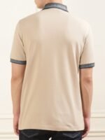 Versace Jeans Couture Men Applique Polo Collar T-shirt