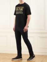 Versace Jeans Couture Typography Printed Cotton T-shirt