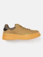 Woodland Men Round-Toe Everyday Extra-Light Nubuck Sneakers