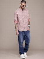 WROGN Pure Cotton Printed Casual Shirt