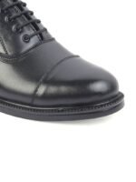 XHUGOY Men Black Solid Formal Oxford Shoes